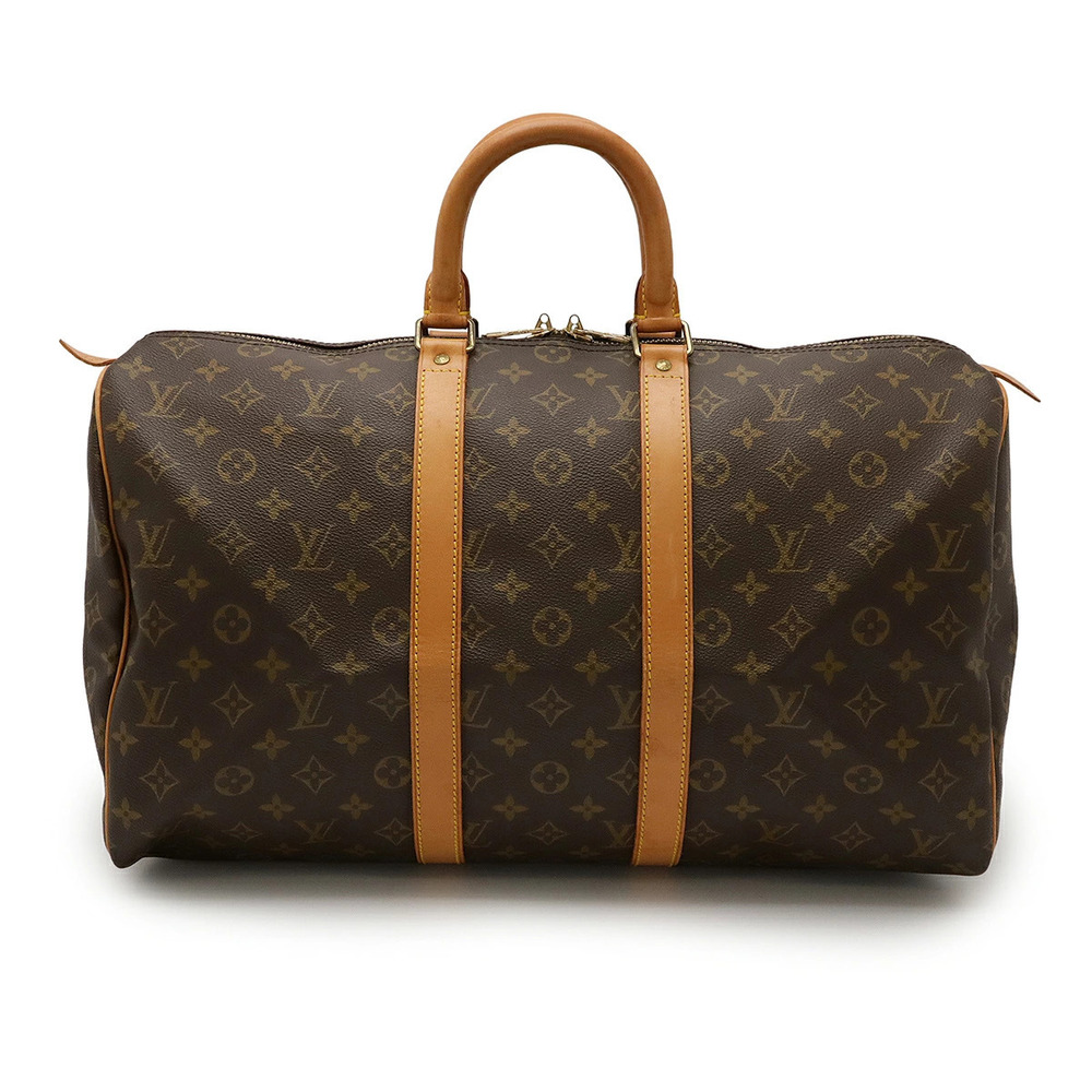 LOUIS VUITTON Monogram Keepall Boston Bag Handbag Travel